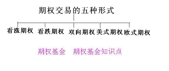 期權(quán)交易的五種形式