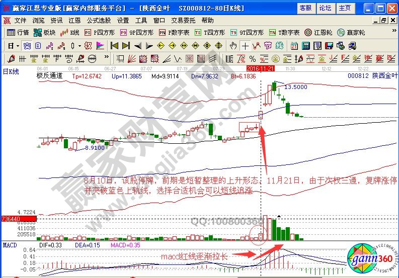 陜西金葉復牌漲停